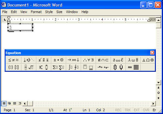 Двойной щелчок на внедренном объекте ms equation в ms word приводит к тому что запускается